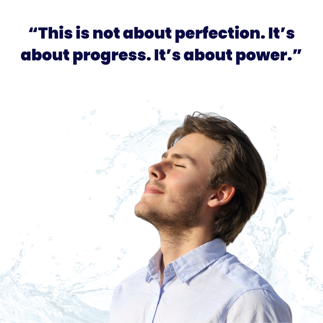 Man inspired by Agesify vision to stay energized and youthful with hydrogen-rich water