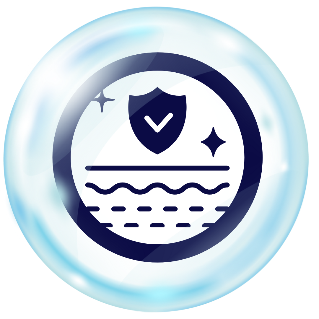 Graphic explaining benefits of hydrogen water like reduced oxidative stress, skin health and boosted energy