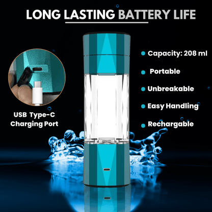 Battery Life of Agesify Quantum Hydrogen water botlle.